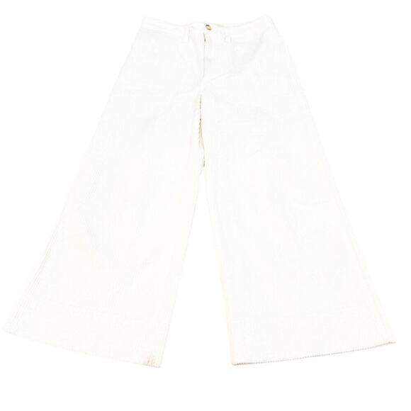 Madewell Emmett Wide-Leg Crop Off White Denim jeans Size 27 - Picture 2 of 10